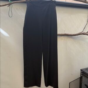 Chic Black Wide Leg Women's Trousers